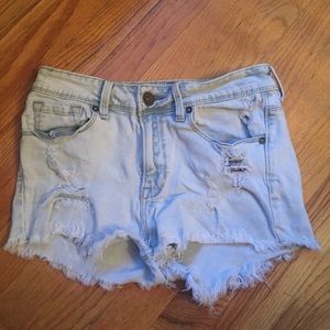 HIGH WAISTED JEAN SHORTS